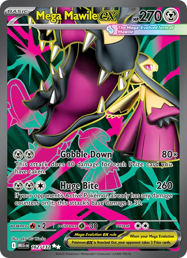 Mega Mawile ex 162 · Mega Evolution