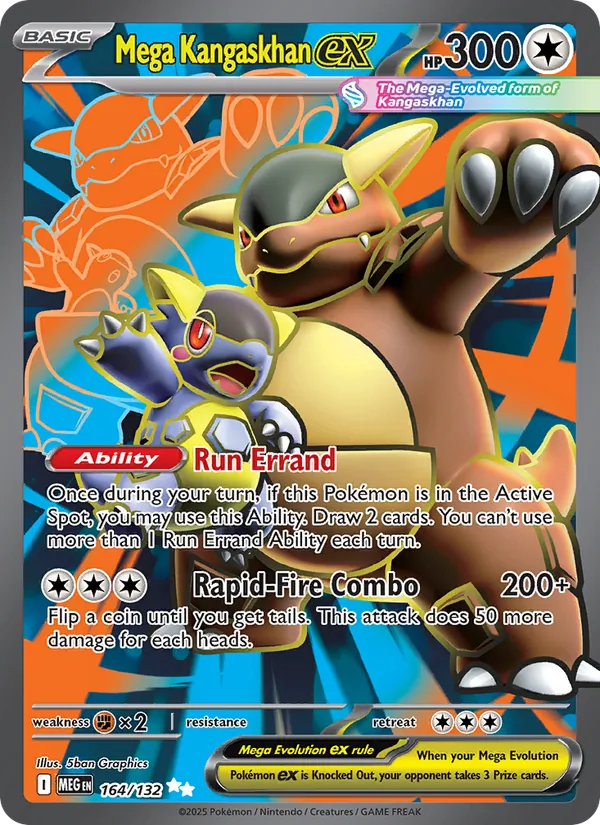Mega Kangaskhan ex 164 · Mega Evolution