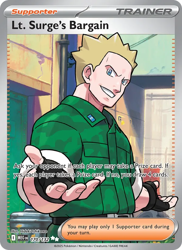 Lt. Surge's Bargain 170 · Mega Evolution