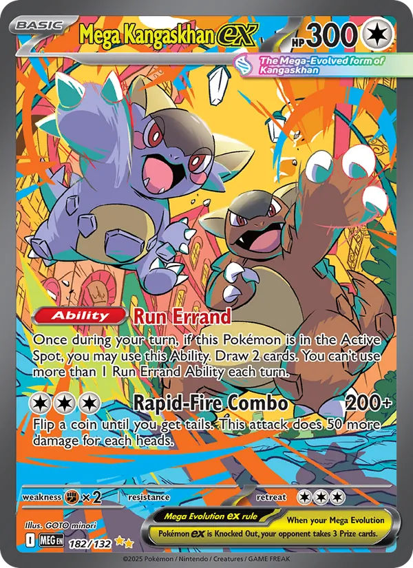 Mega Kangaskhan ex 182 · Mega Evolution