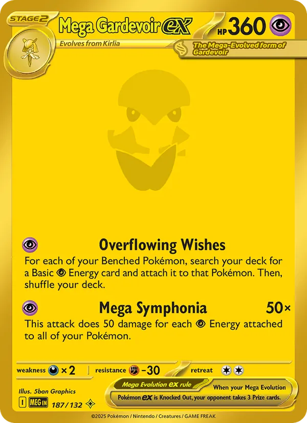 Mega Gardevoir ex 187 · Mega Evolution