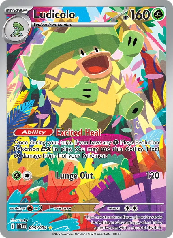 Ludicolo 095 · Phantasmal Flames