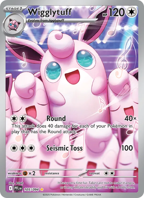 Wigglytuff 105 · Phantasmal Flames