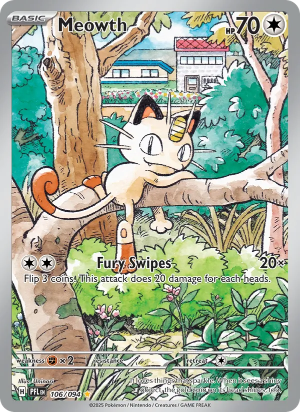 Meowth 106 · Phantasmal Flames