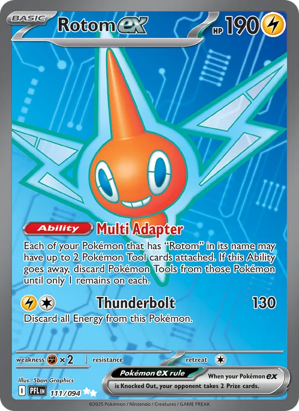 Rotom ex 111 · Phantasmal Flames