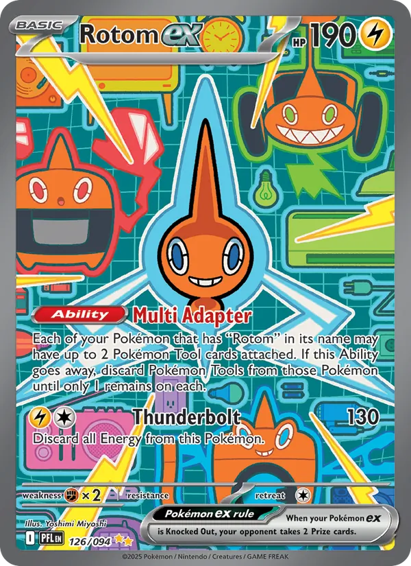 Rotom ex 126 · Phantasmal Flames