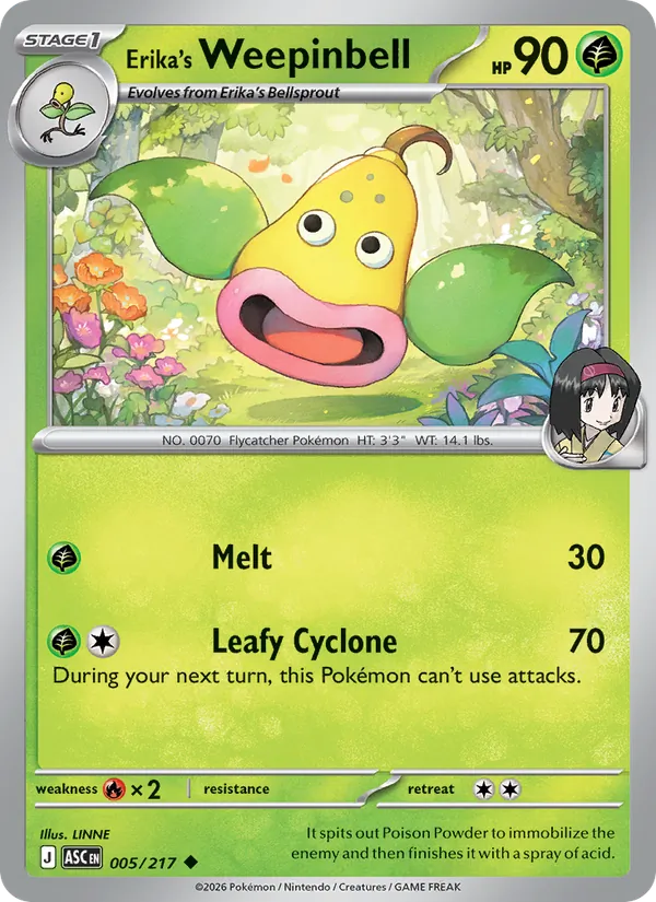 Erika's Weepinbell 005 · Ascended Heroes
