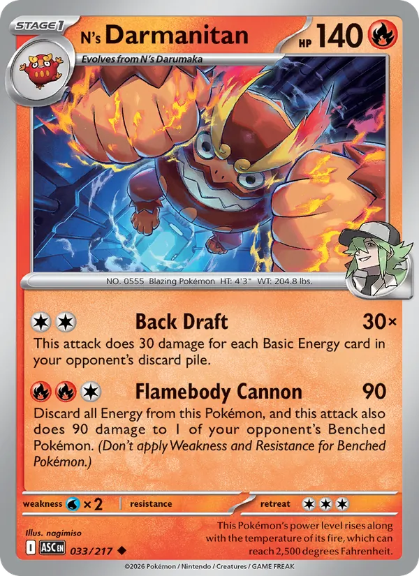 N's Darmanitan 033 · Ascended Heroes