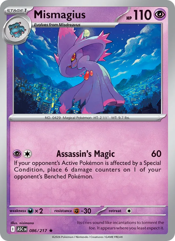 Mismagius 086 · Ascended Heroes