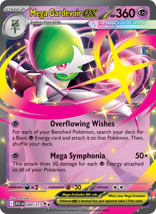 Mega Gardevoir ex 089 · Ascended Heroes