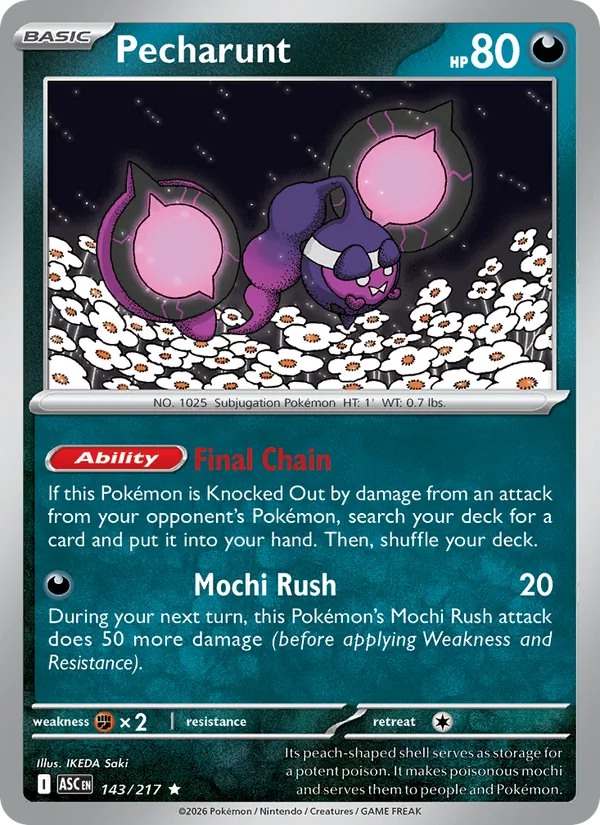Pecharunt 143 · Ascended Heroes