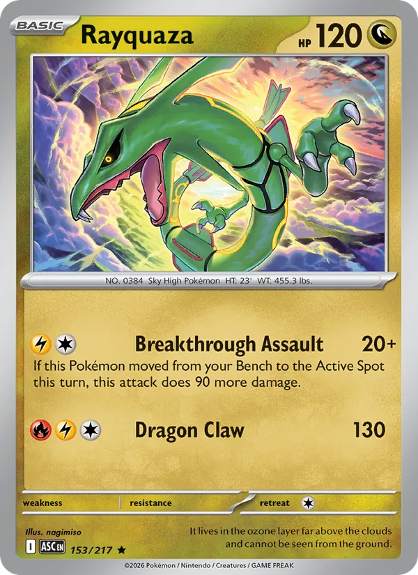 Rayquaza 153 · Ascended Heroes