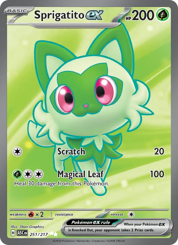 Sprigatito ex 251 · Ascended Heroes