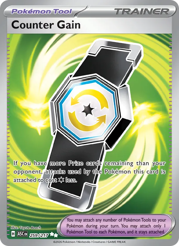 Counter Gain 259 · Ascended Heroes