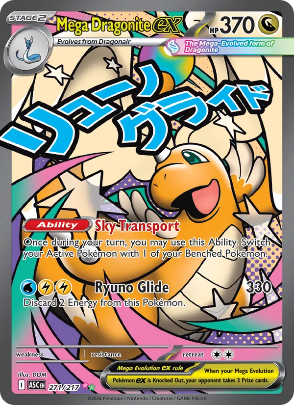 Mega Dragonite ex 271 · Ascended Heroes