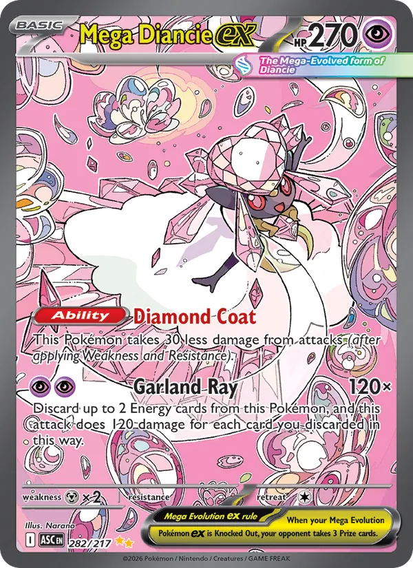 Mega Diancie ex 282 · Ascended Heroes