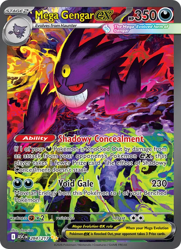 Mega Gengar ex 284 · Ascended Heroes