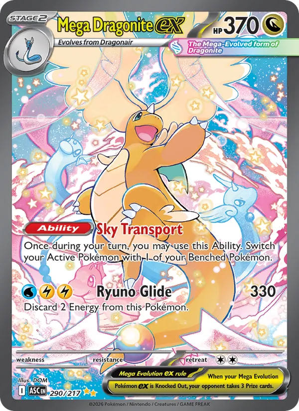 Mega Dragonite ex 290 · Ascended Heroes