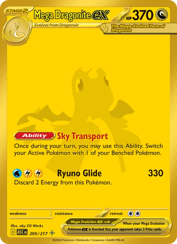 Mega Dragonite ex 295 · Ascended Heroes