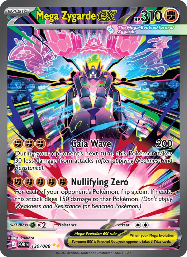 Mega Zygarde ex 120 · Perfect Order