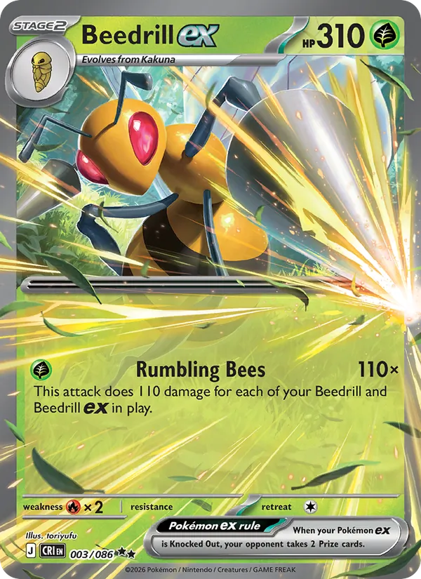Beedrill ex 003 · Chaos Rising