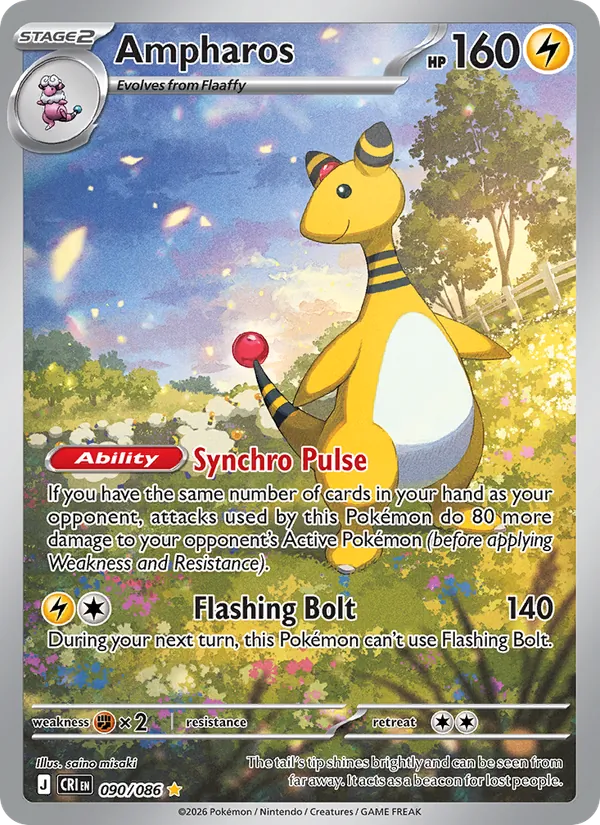 Ampharos 090 · Chaos Rising