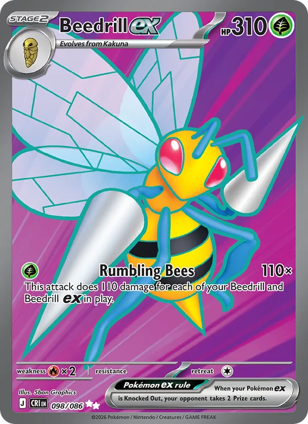 Beedrill ex 098 · Chaos Rising