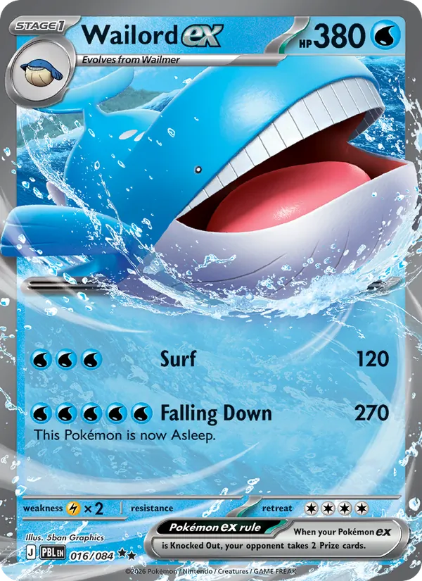 Wailord ex 016 · Pitch Black