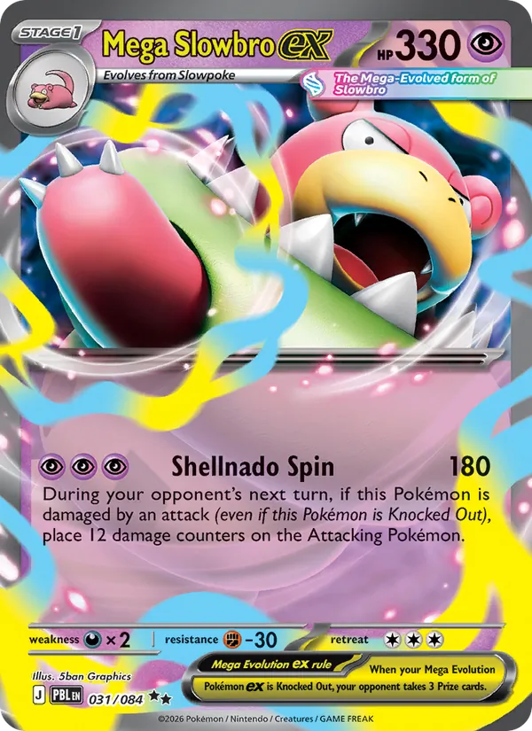 Mega Slowbro ex 031 · Pitch Black