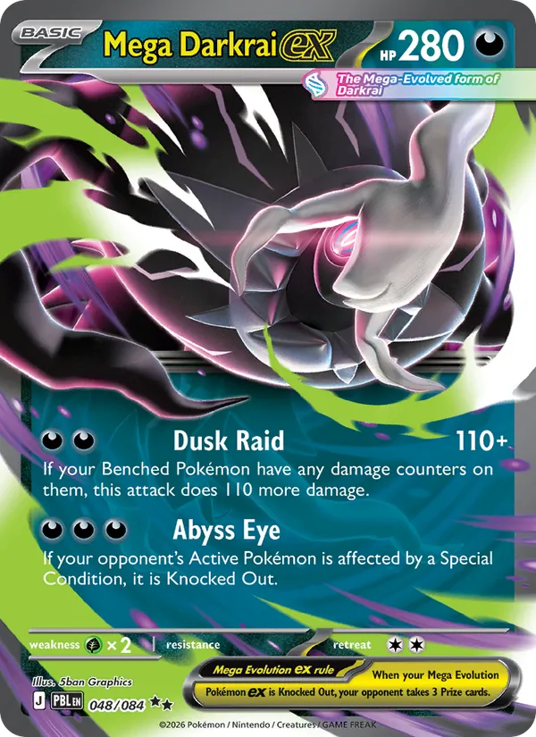 Mega Darkrai ex 048 · Pitch Black