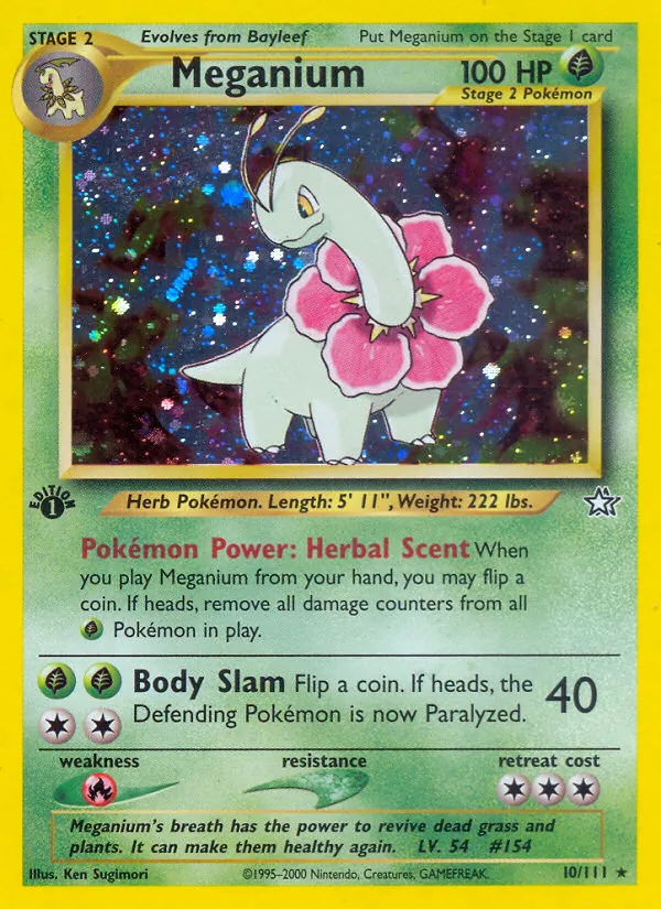 Meganium 10 · Neo Genesis