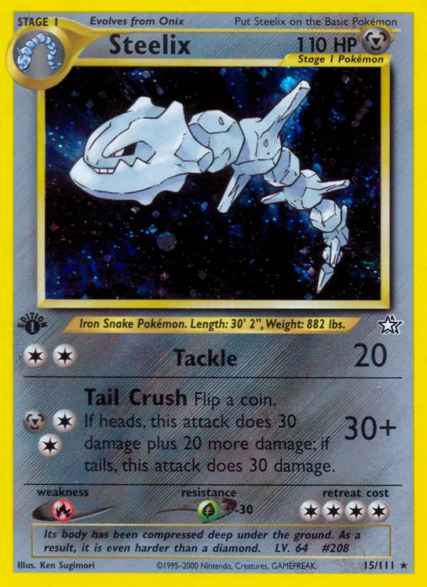 Steelix 15 · Neo Genesis
