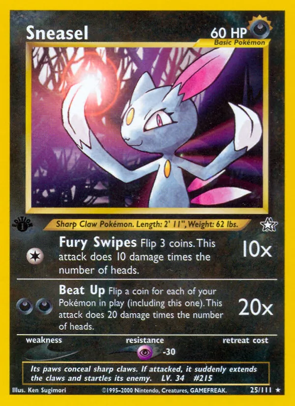 Sneasel 25 · Neo Genesis
