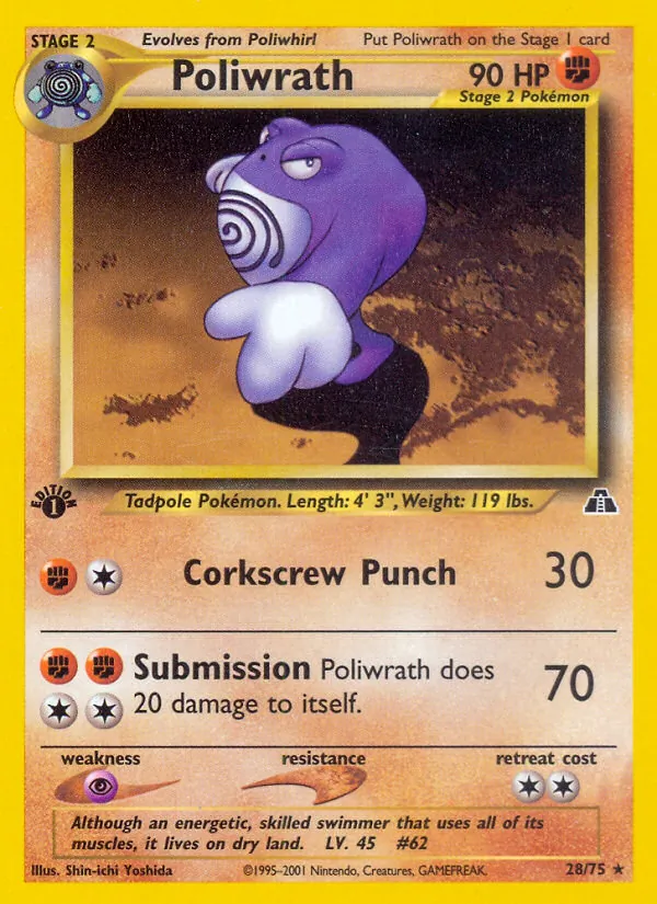 Poliwrath 28 · Neo Discovery