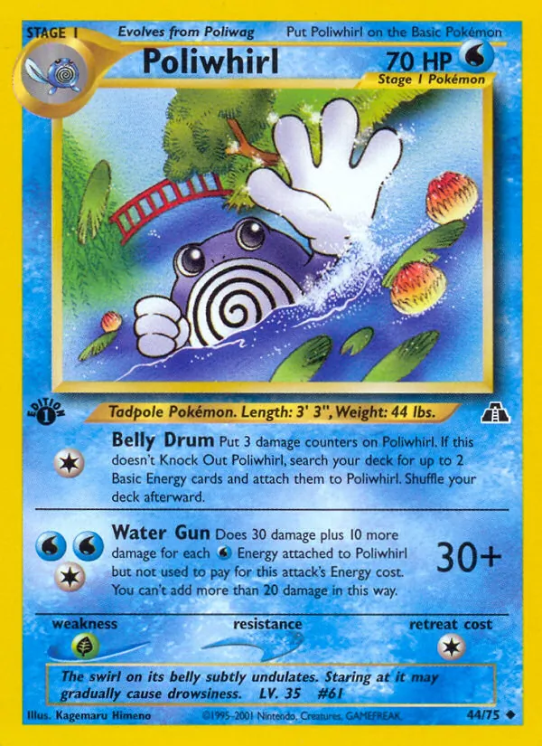 Poliwhirl 44 · Neo Discovery
