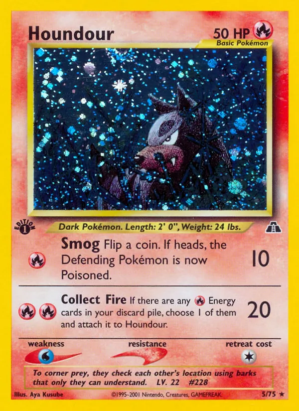Houndour 5 · Neo Discovery