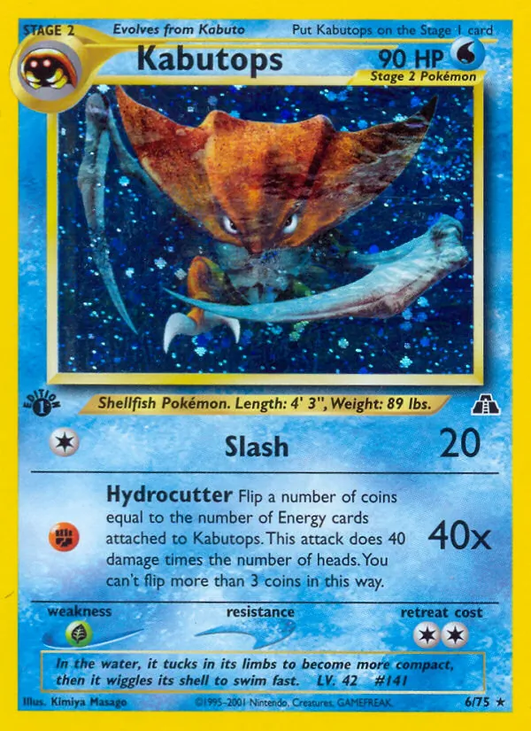 Kabutops 6 · Neo Discovery
