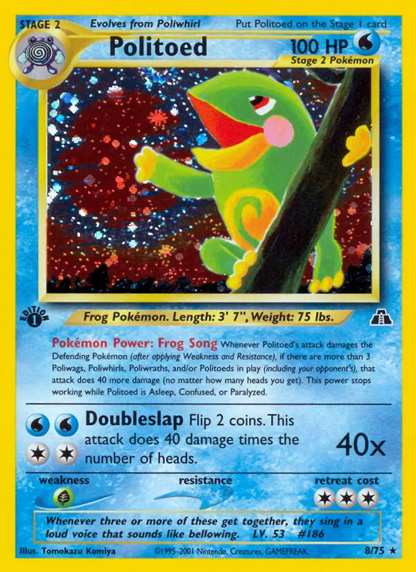 Politoed 8 · Neo Discovery