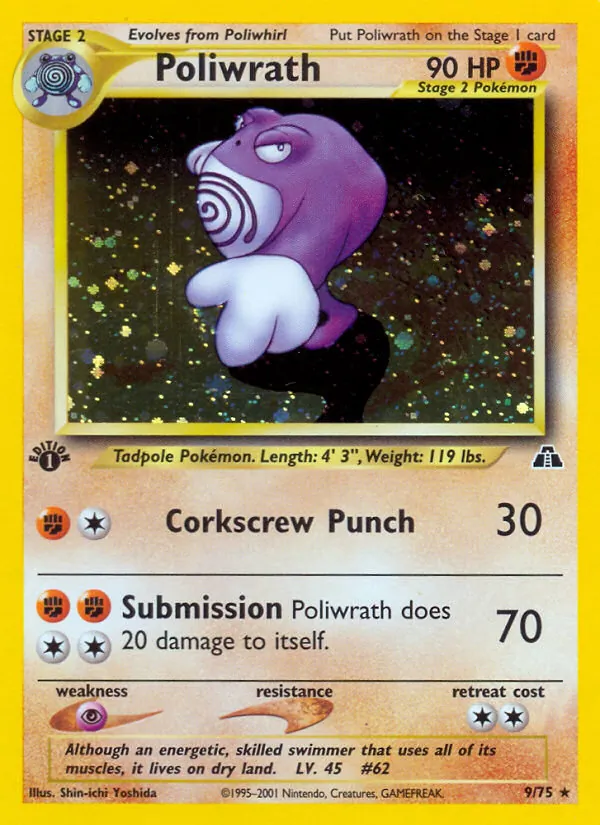 Poliwrath 9 · Neo Discovery
