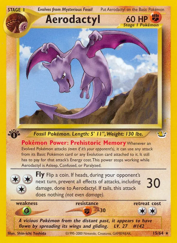 Aerodactyl 15 · Neo Revelation