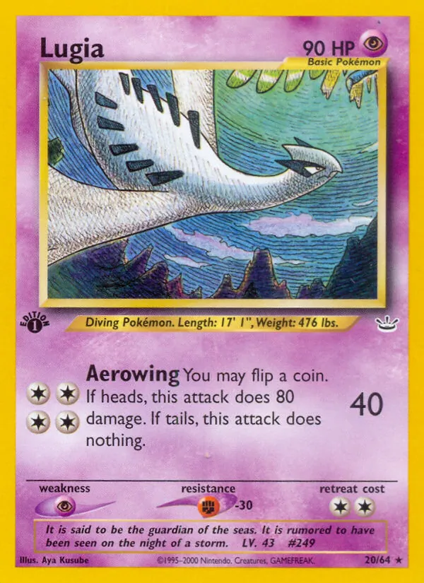 Lugia 20 · Neo Revelation