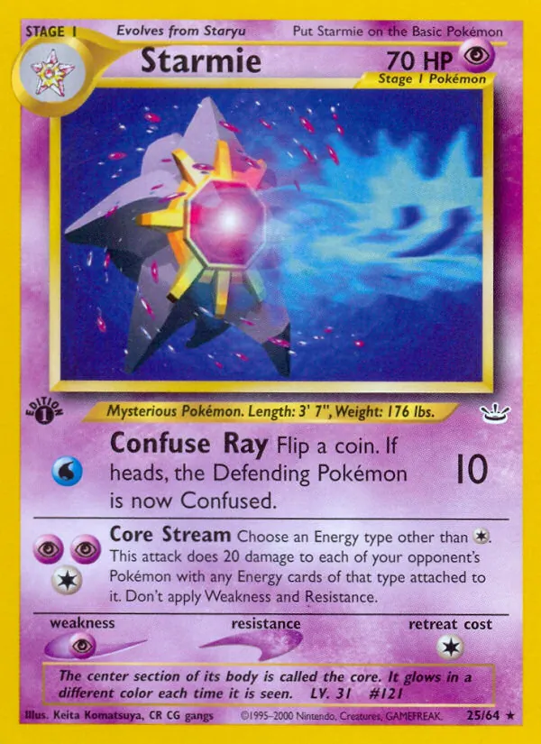 Starmie 25 · Neo Revelation