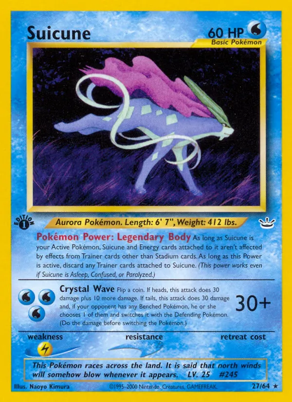 Suicune 27 · Neo Revelation