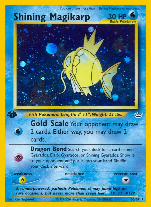 Shining Magikarp 66 · Neo Revelation