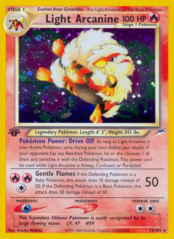 Light Arcanine 12 · Neo Destiny