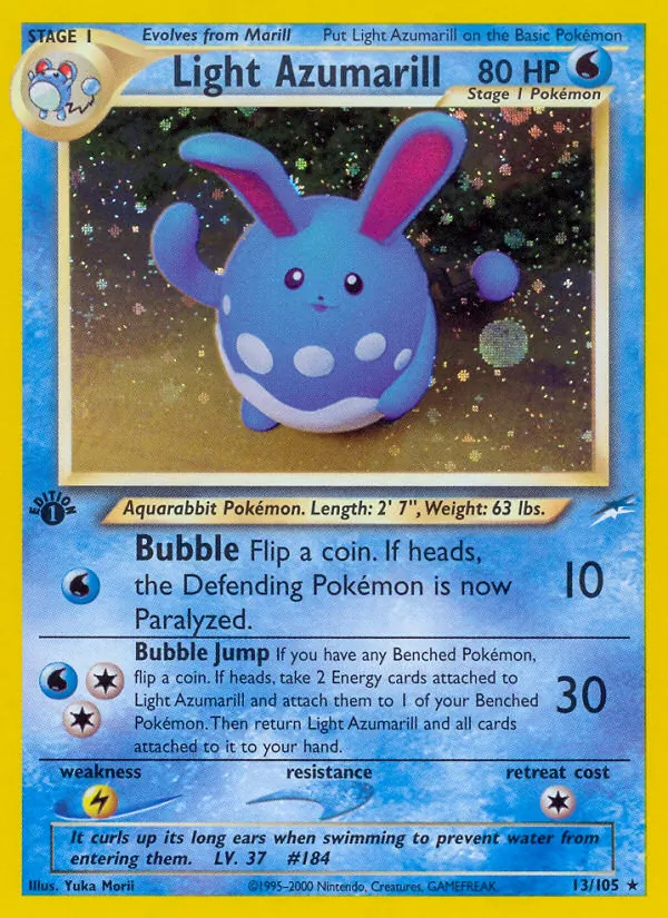 Light Azumarill 13 · Neo Destiny