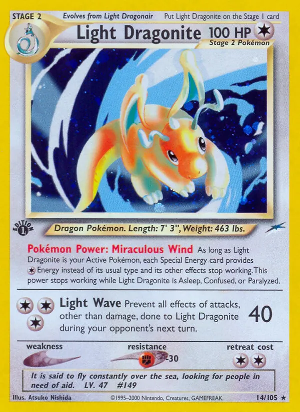 Light Dragonite 14 · Neo Destiny