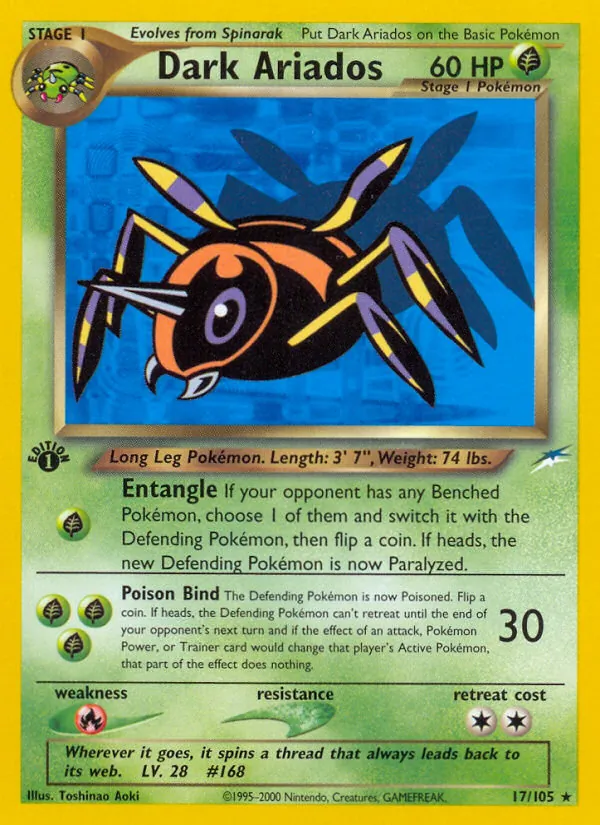 Dark Ariados 17 · Neo Destiny