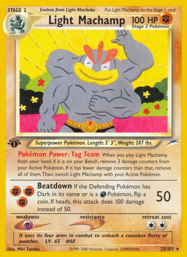Light Machamp 25 · Neo Destiny