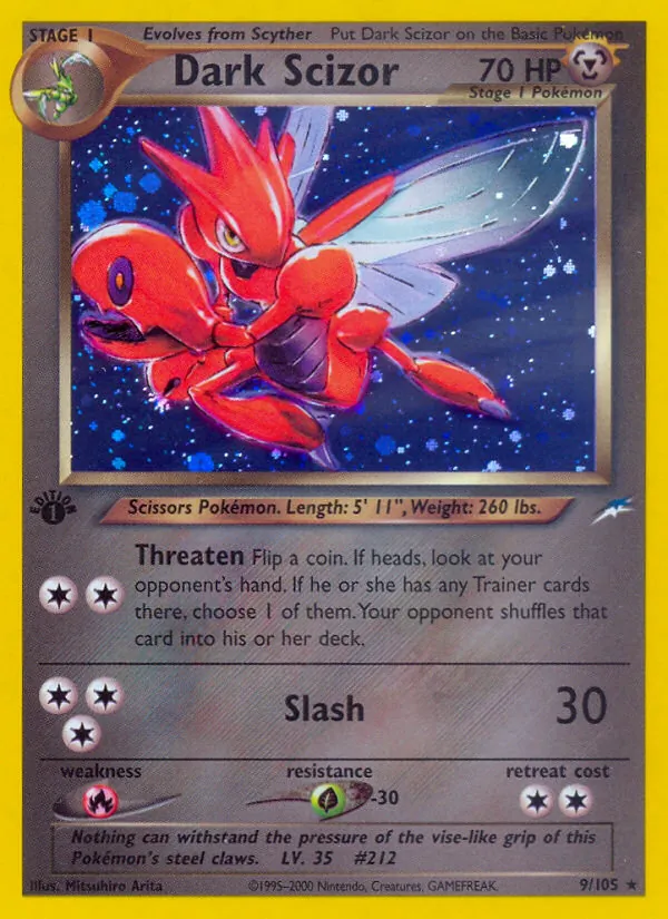 Dark Scizor 9 · Neo Destiny